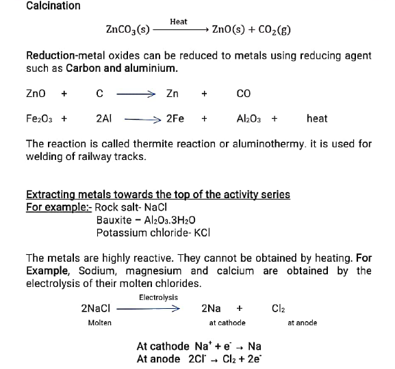 CBSE Class 10 Chemistry Metals And Non Metals Worksheet Set B